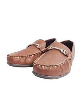 Simply Styled Loafers Men's Size 11 Brown Leather